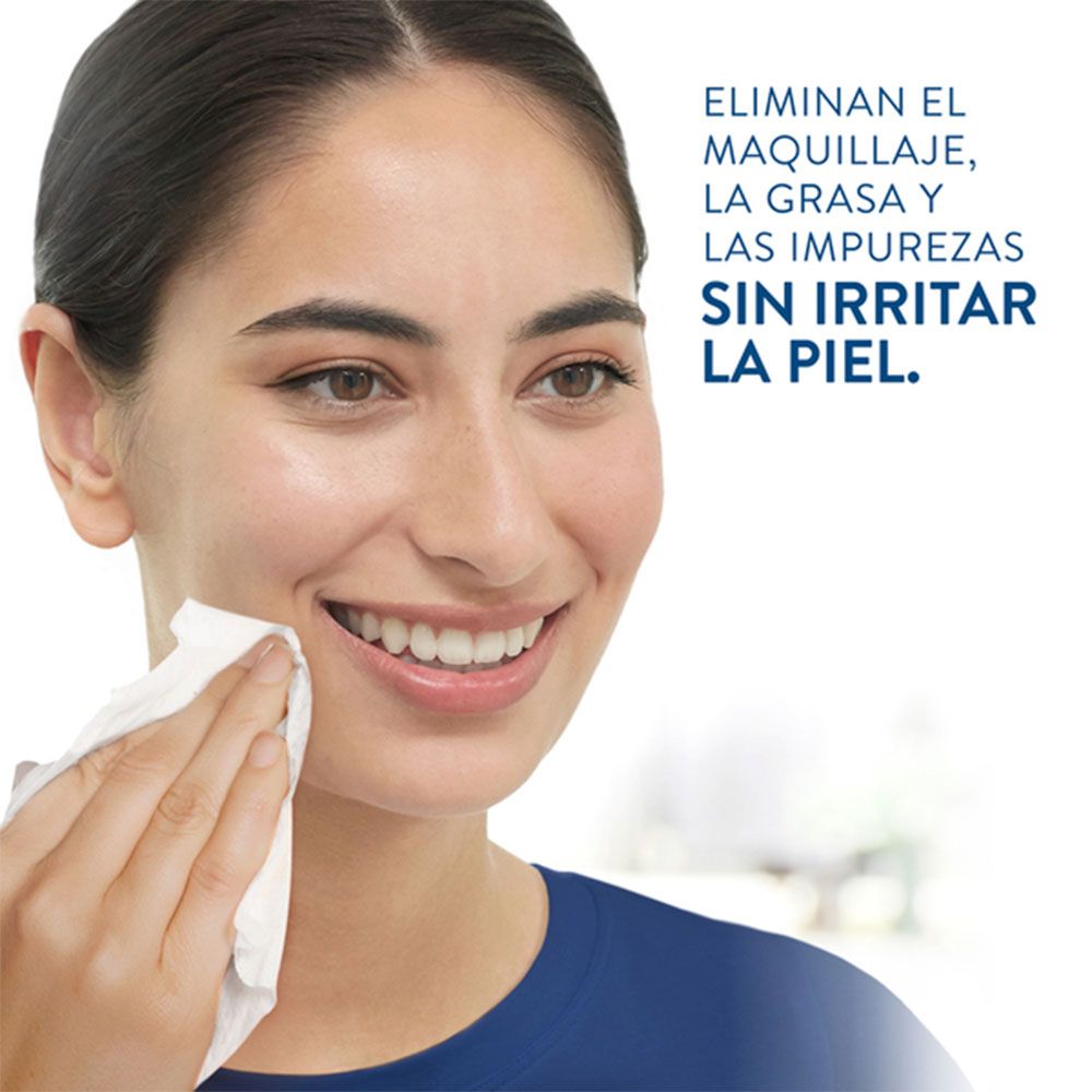 CETAPHIL TOALLITAS DE LIMPIEZA FACIAL DESMAQUILLANTES x 25 - Imagen 3