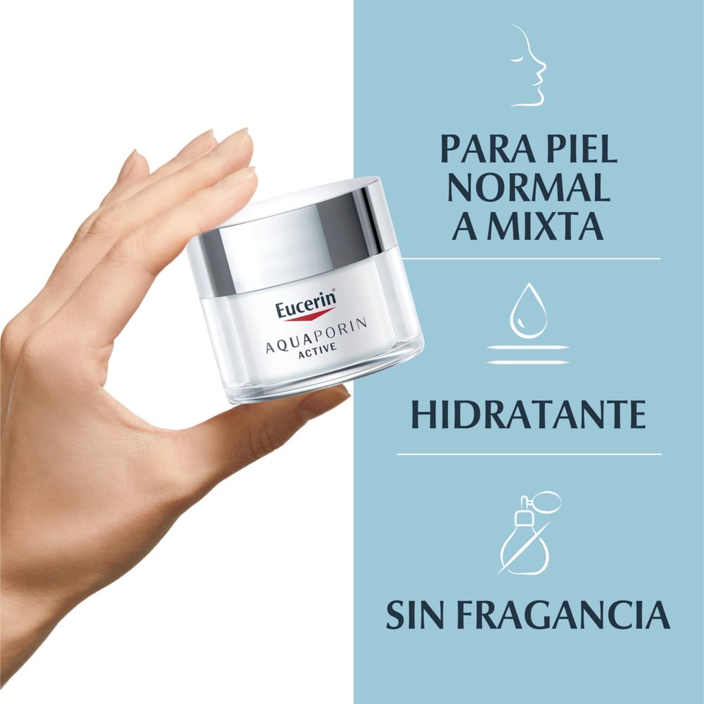EUCERIN AQUAPORIN ACTIVE HIDRATANTE PIEL NORMAL A MIXTA x 50 - Imagen 5