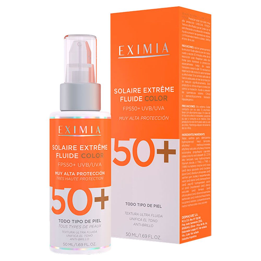 EXIMIA SOLAIRE EXTREME FPS 50 FLUIDE COLOR x 50 - Imagen 3