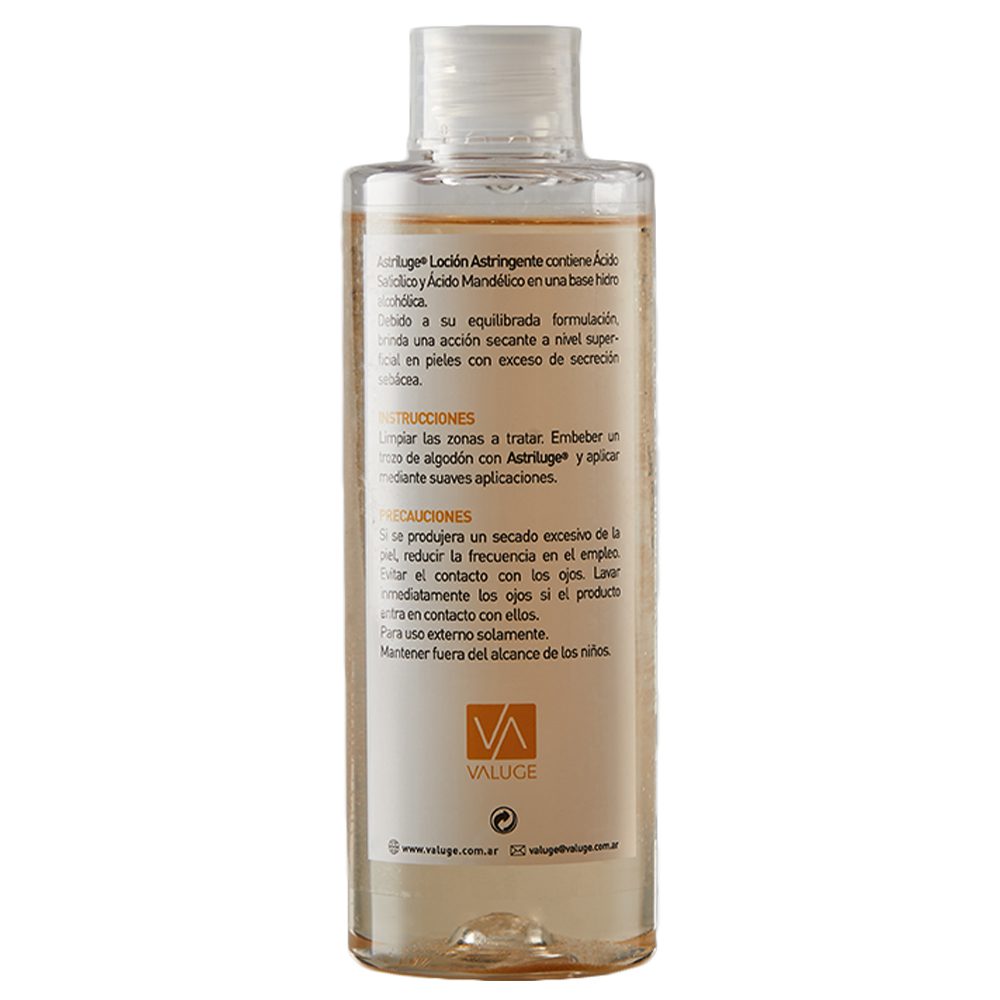 VALUGE ASTRILUGE LOCION ASTRINGENTE X 190 ML - Imagen 2