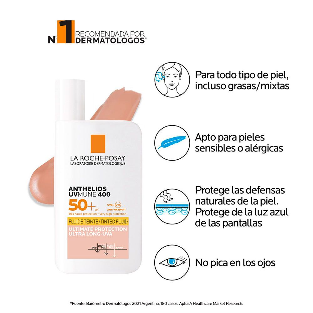 ANTHELIOS FLUIDO UVMUNE 400 COLOR FPS50+ X 50 - Imagen 3
