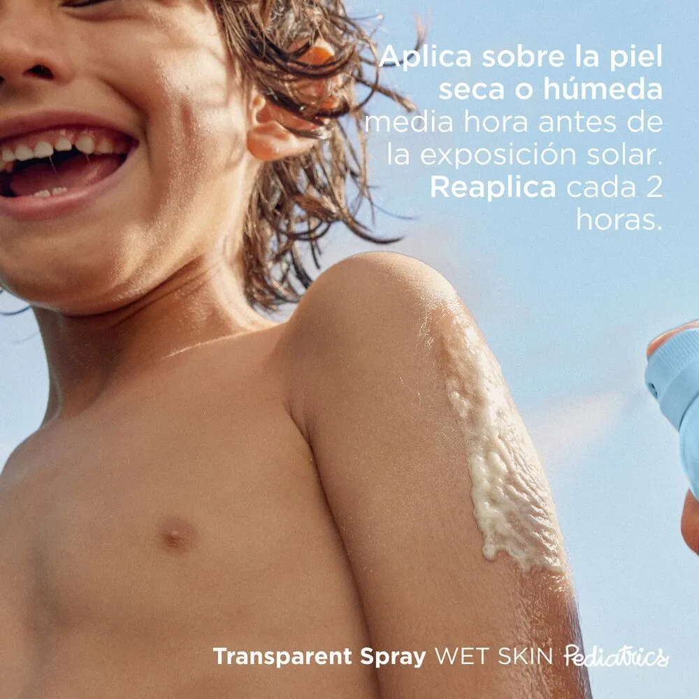 ISDIN FOTO PEDIATRIC WET SKIN TRANSPARENT SPRAY SPF50 x 250 - Imagen 3