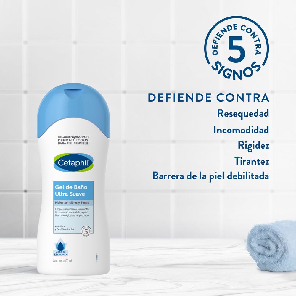 CETAPHIL GEL BAÑO ULTRA SUAVE X 500 - Imagen 3