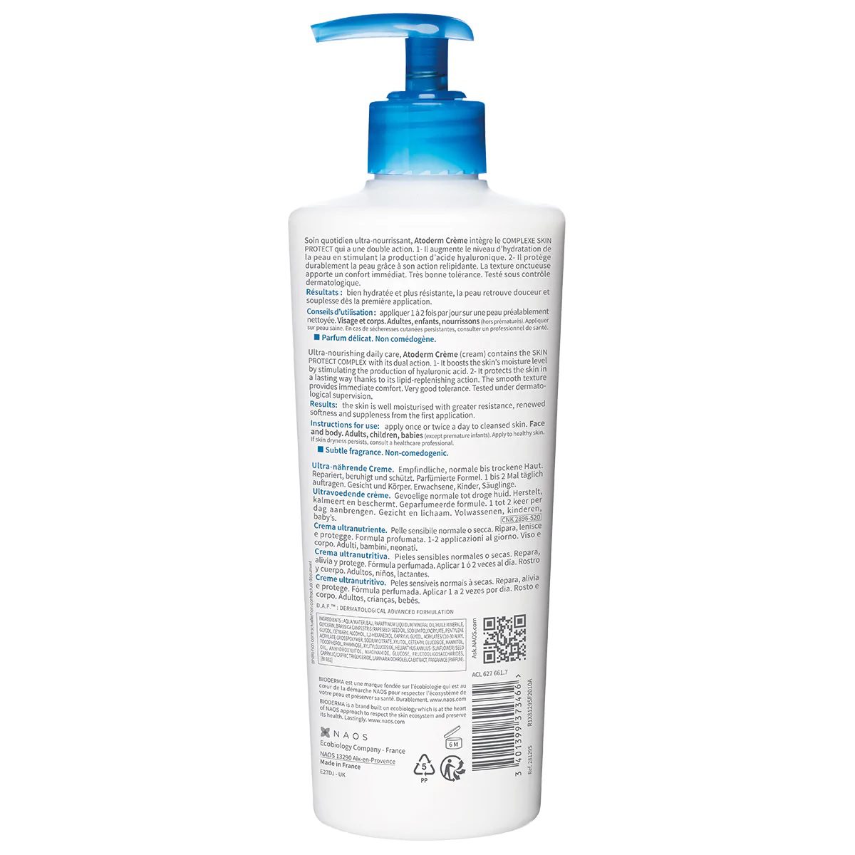 BIODERMA ATODERM ULTRA CREMA X 500 - Imagen 2