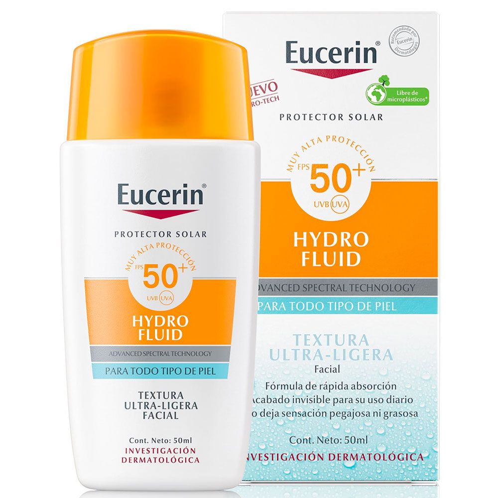 EUCERIN SUN HYDRO FLUID FPS50+X 50ML - Imagen 2