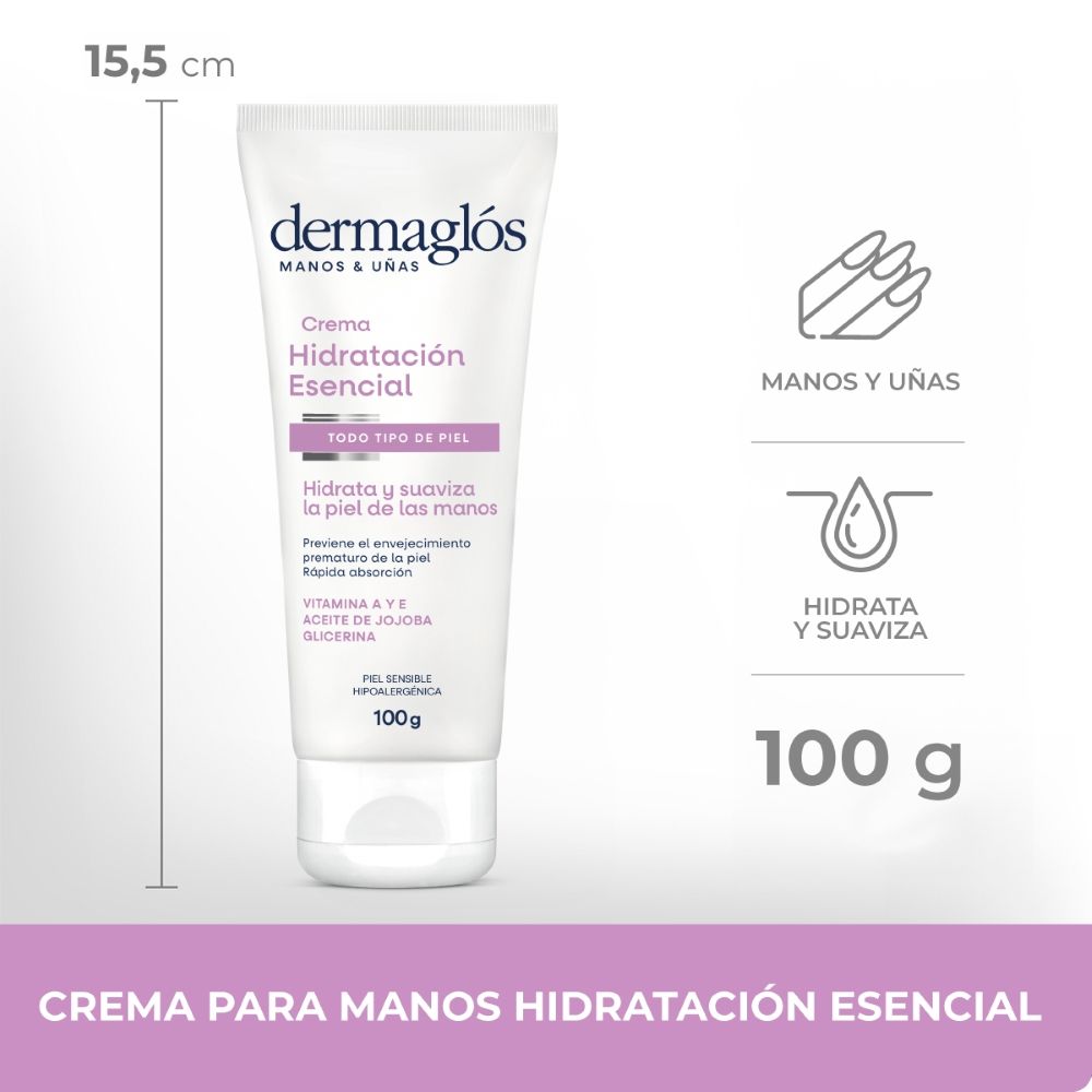DERMAGLÓS MANOS Y UÑAS HID ESENCIAL x100 - Imagen 4