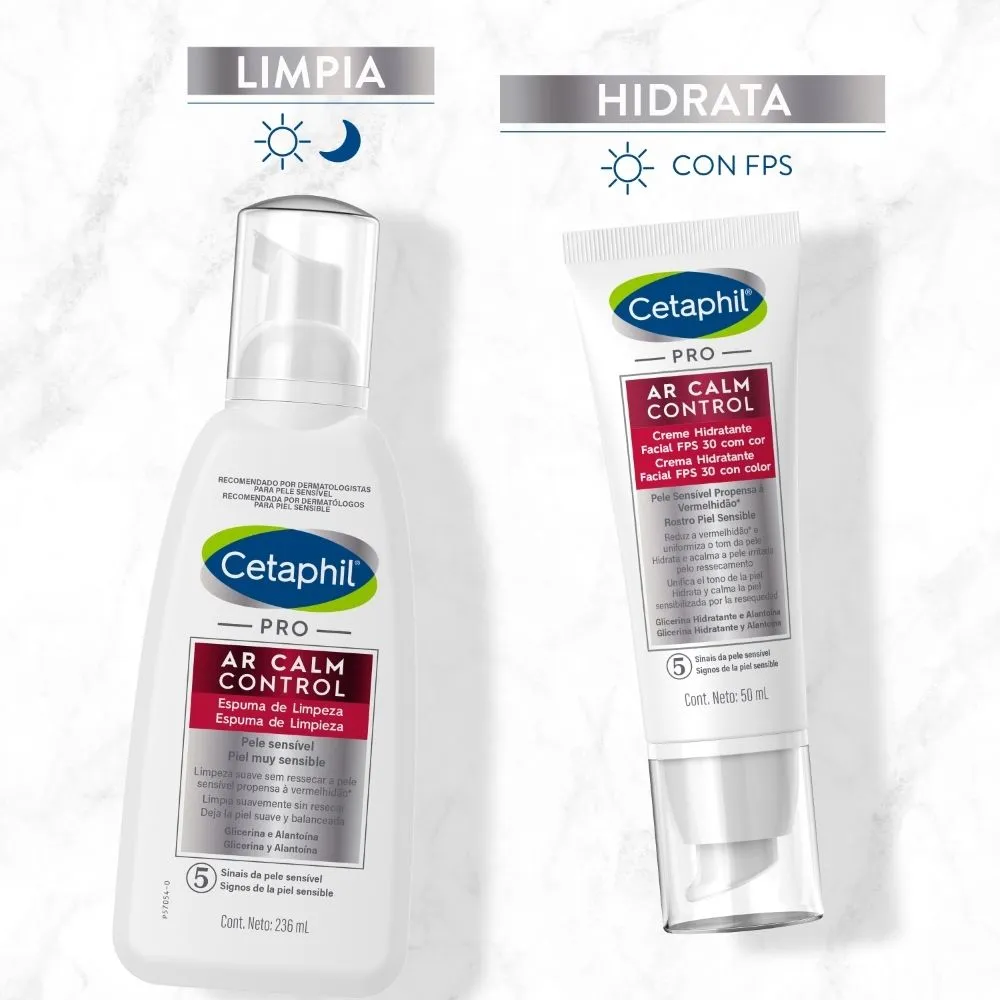 CETAPHIL PRO AR CALM CONTROL ESPUMA DE LIMPIEZA PIEL SENSIBLE X 236ml - Imagen 6