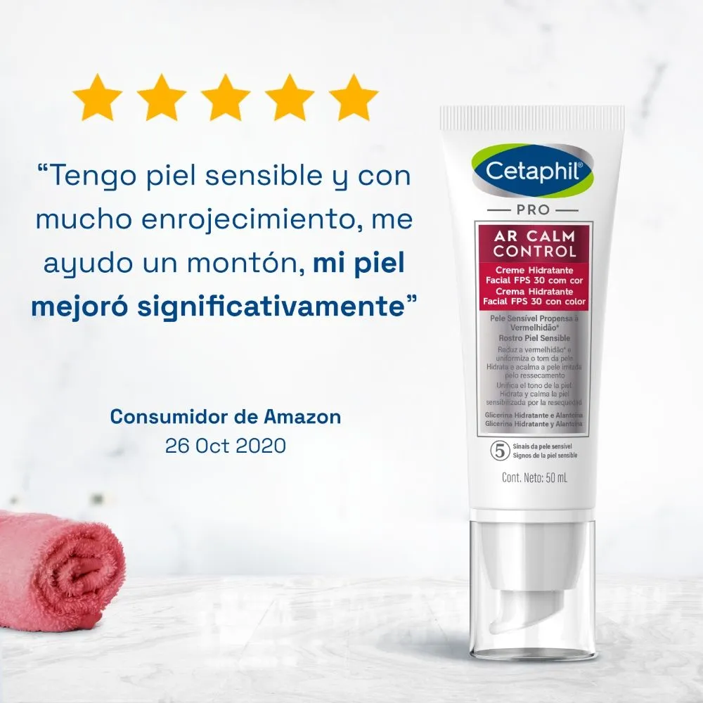 CETAPHIL PRO AR CALM CONTROL CREMA HIDRATANTE Fps30 PIEL SENSIBLE X 50ml - Imagen 6