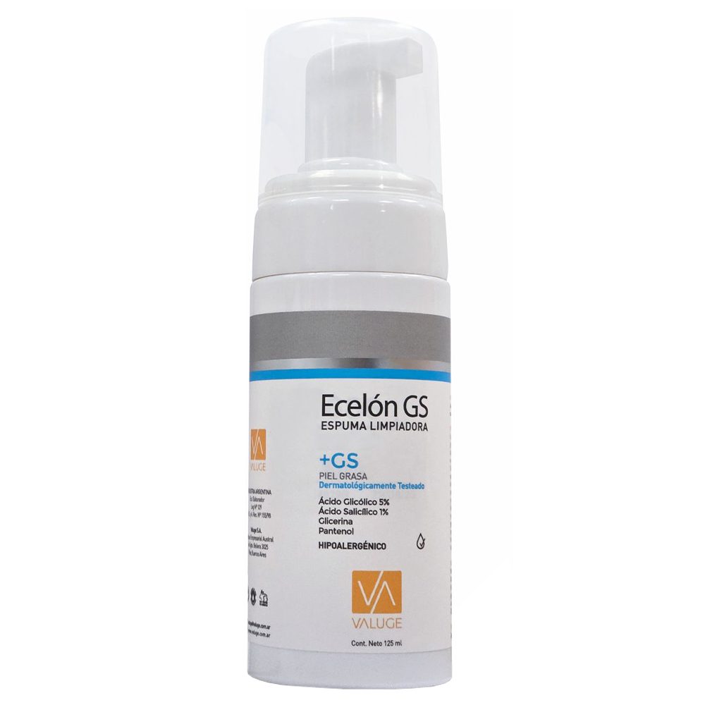 VALUGE ECELON PIEL GRASA +GS ESPUMA LIMPIADORA X 125ml - Imagen 2