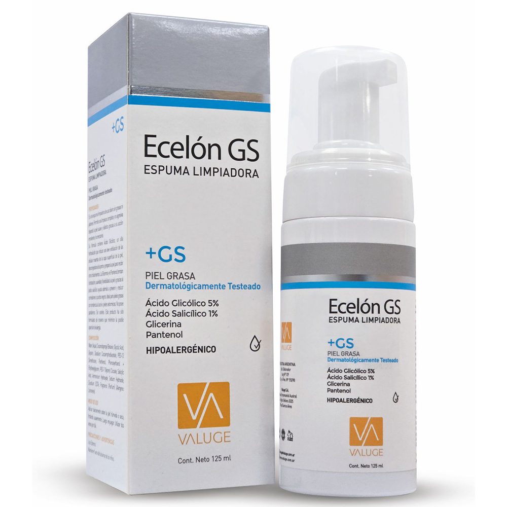 VALUGE ECELON PIEL GRASA +GS ESPUMA LIMPIADORA X 125ml - Imagen 3
