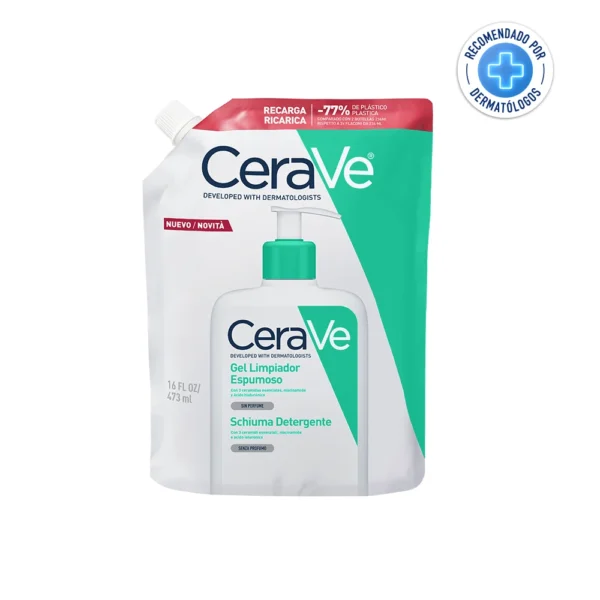 CERAVE GEL LIMPIADOR ESPUMOSO REFILL