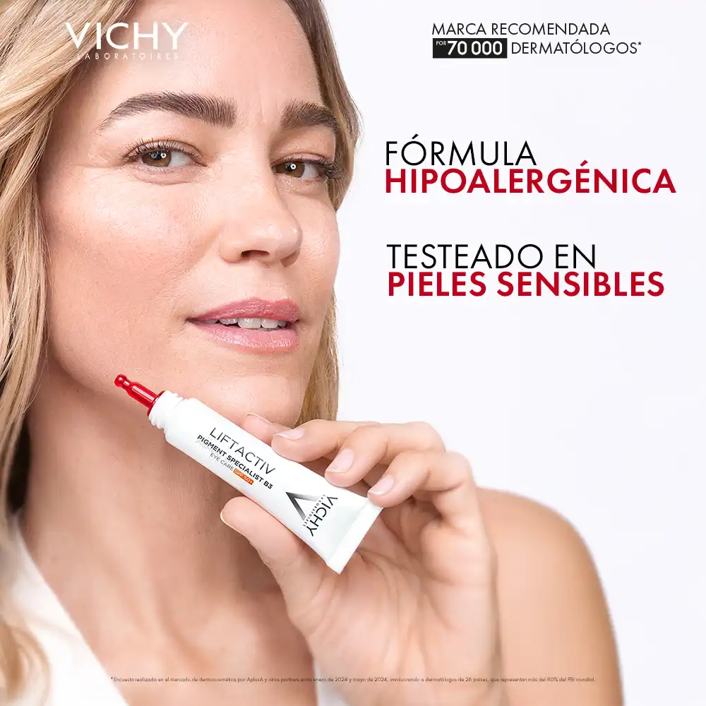 VICHY LIFTACTIV B3 PIGMENT CONTORNO DE OJOS ANTIMANCHAS SPF50 X 15ml - Imagen 3