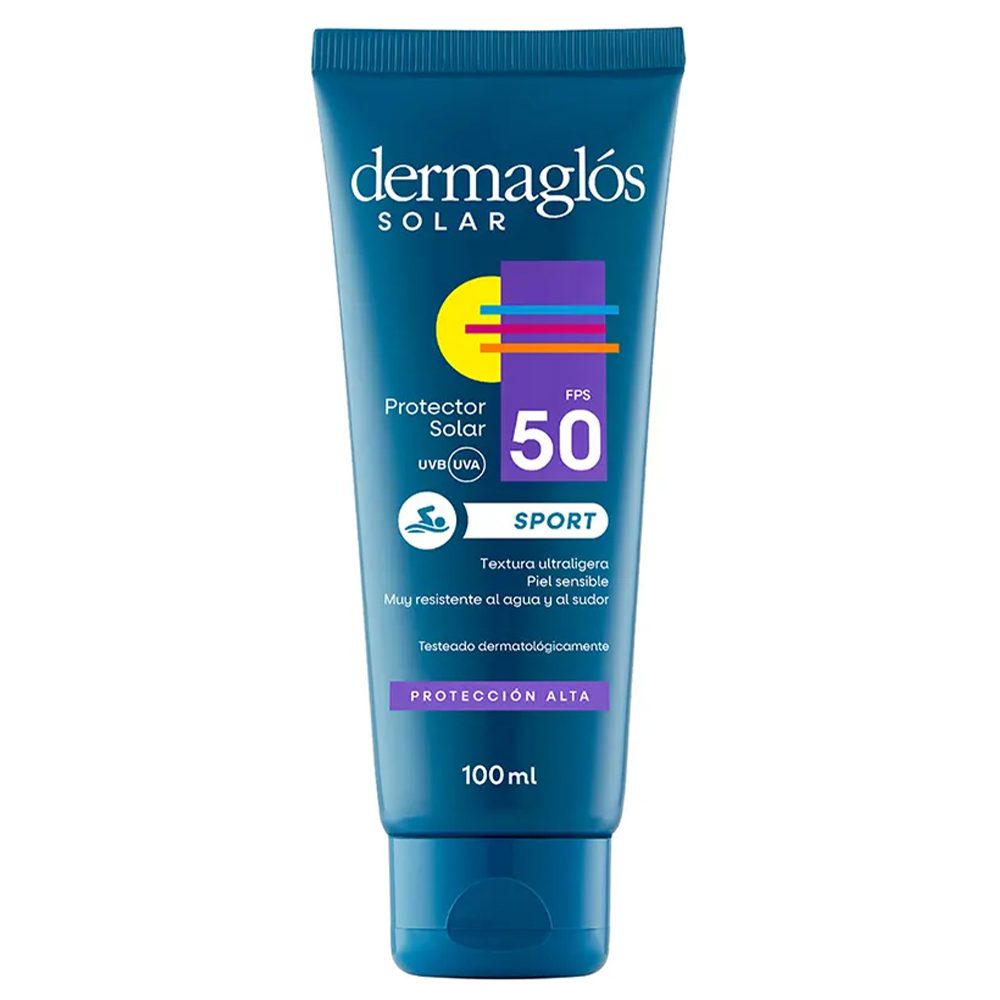 DERMAGLOS SOLAR SPORT Fps50 RESISTENTE AL AGUA X 100ml - Imagen 2