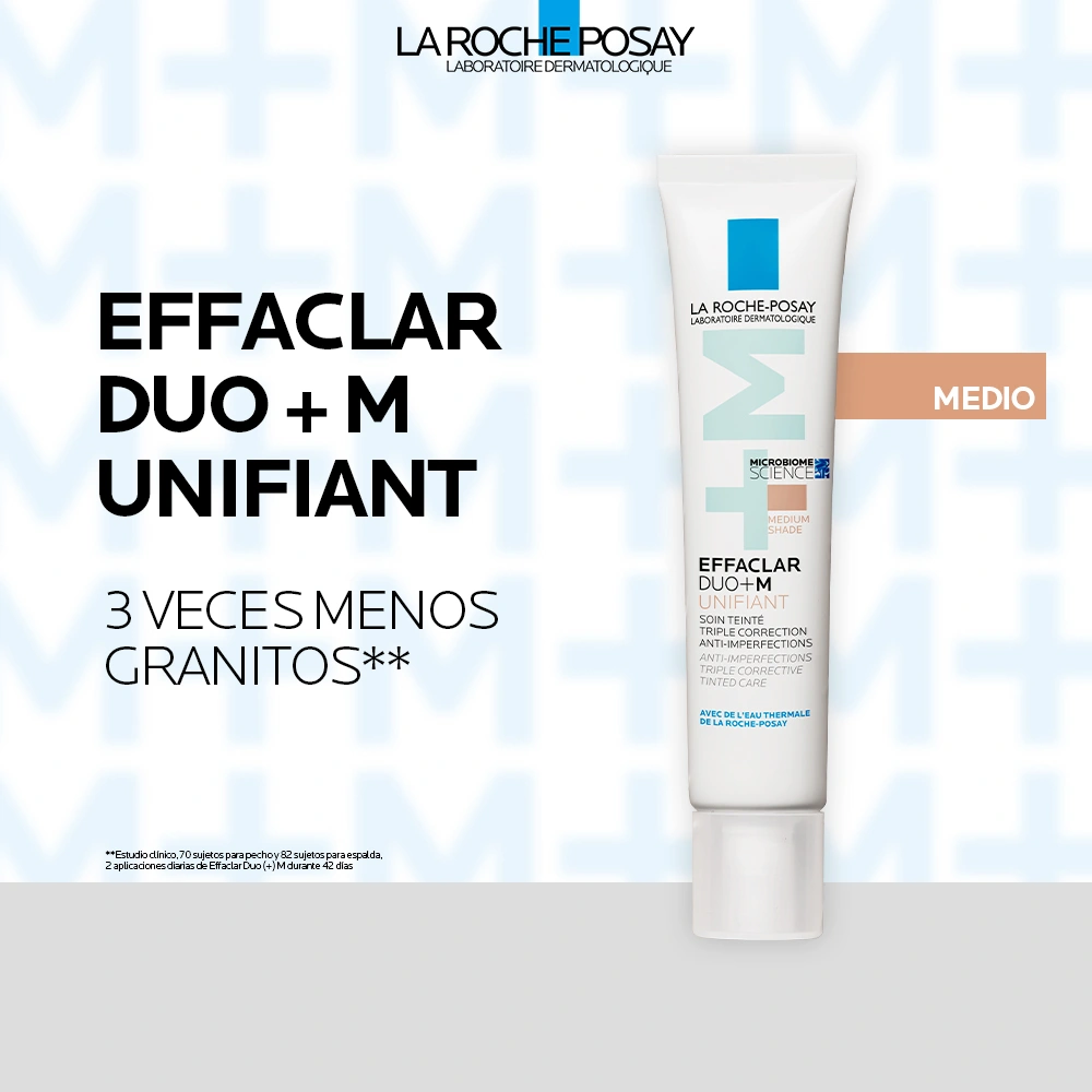 EFFACLAR DUO +M UNIFIANT TONO MEDIUM X 40ml - Imagen 2