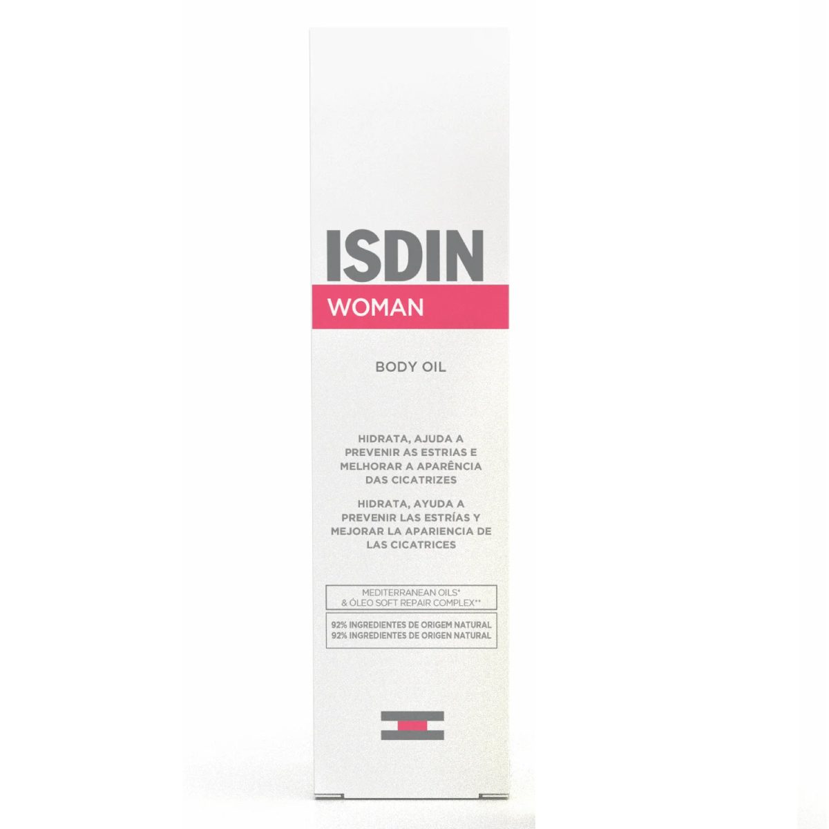 ISDIN WOMAN ACEITE ANTI ESTRIAS Y CICATRICES HIDRATANTE Y NUTRITIVA X 100ml - Imagen 3