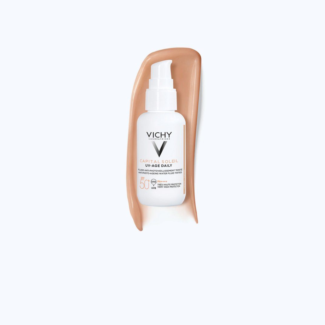 VICHY SOLAR CAPITAL SOLEIL UV-AGE COLOR CLARO FPS50 X 40 - Imagen 2