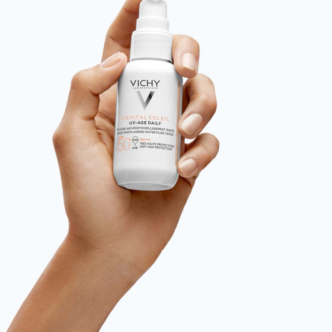 VICHY SOLAR CAPITAL SOLEIL UV-AGE COLOR CLARO FPS50 X 40 - Imagen 3