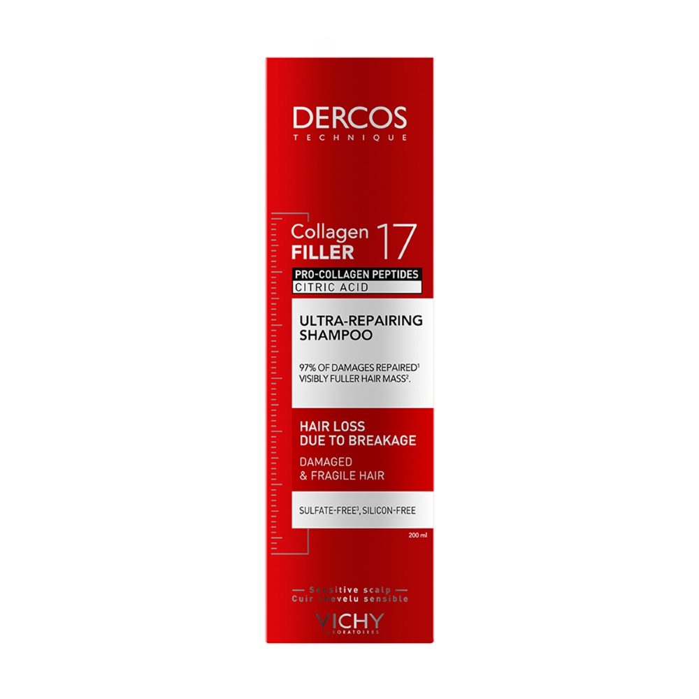 VICHY DERCOS COLLAGEN FILLER 17 PRE SHAMPOO X150 - Imagen 2