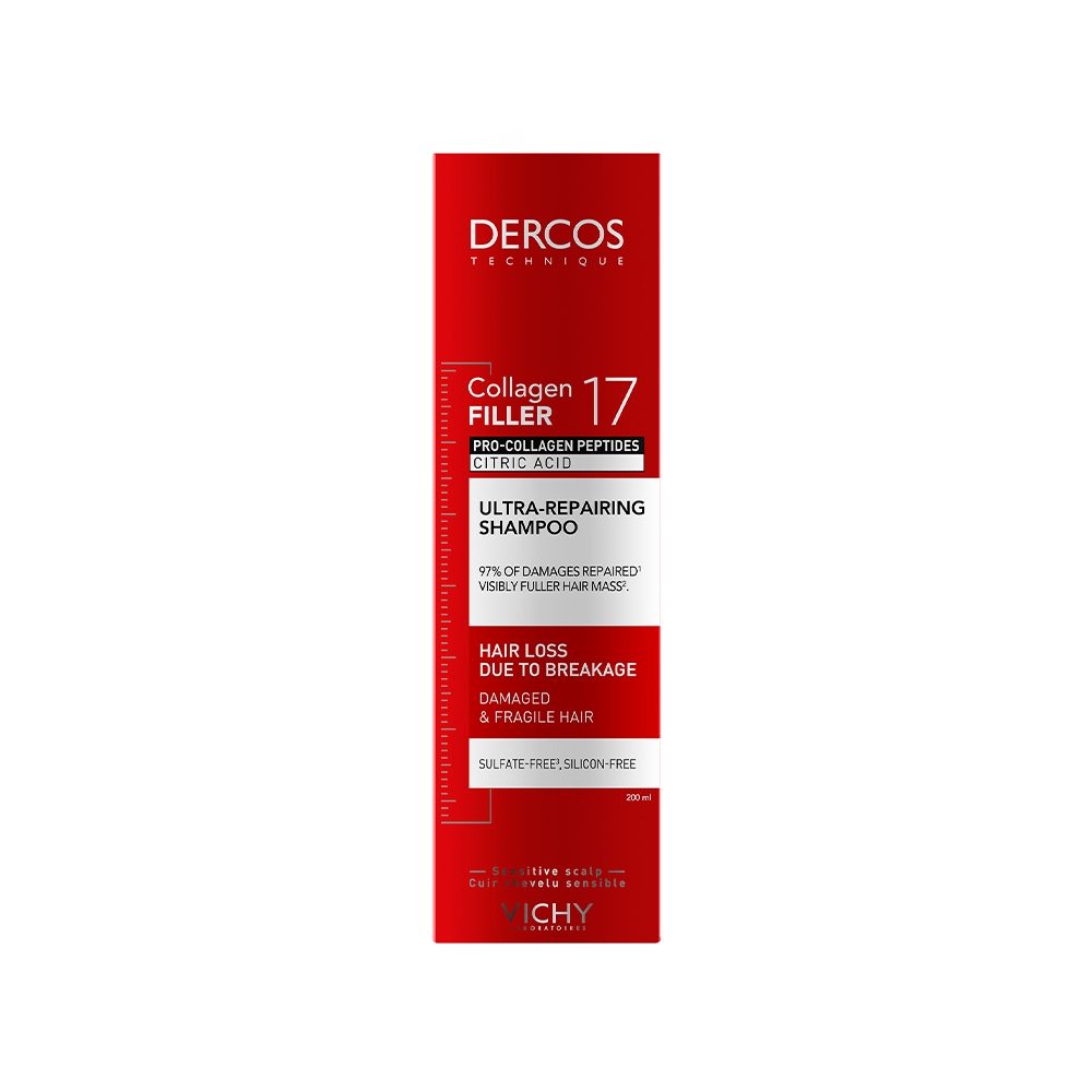 VICHY DERCOS COLLAGEN FILLER 17 SHAMPOO X200 - Imagen 2
