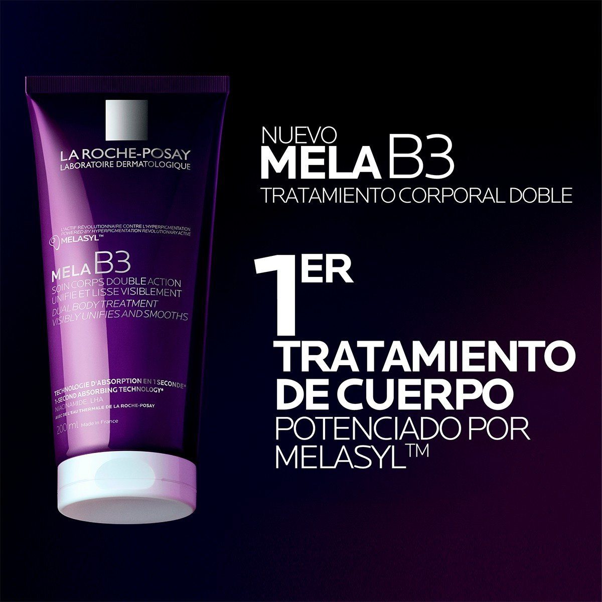 MELA B3 TRATAMIENTO CORPORAL DESPIGMENTANTE X 200ml - Imagen 3