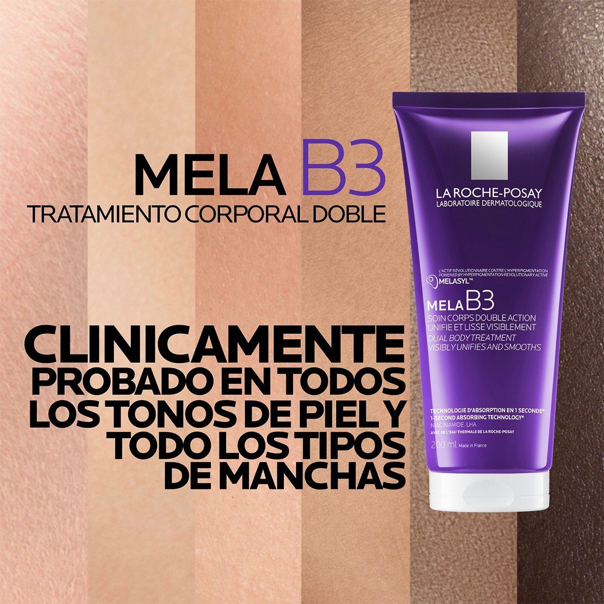 MELA B3 TRATAMIENTO CORPORAL DESPIGMENTANTE X 200ml - Imagen 6