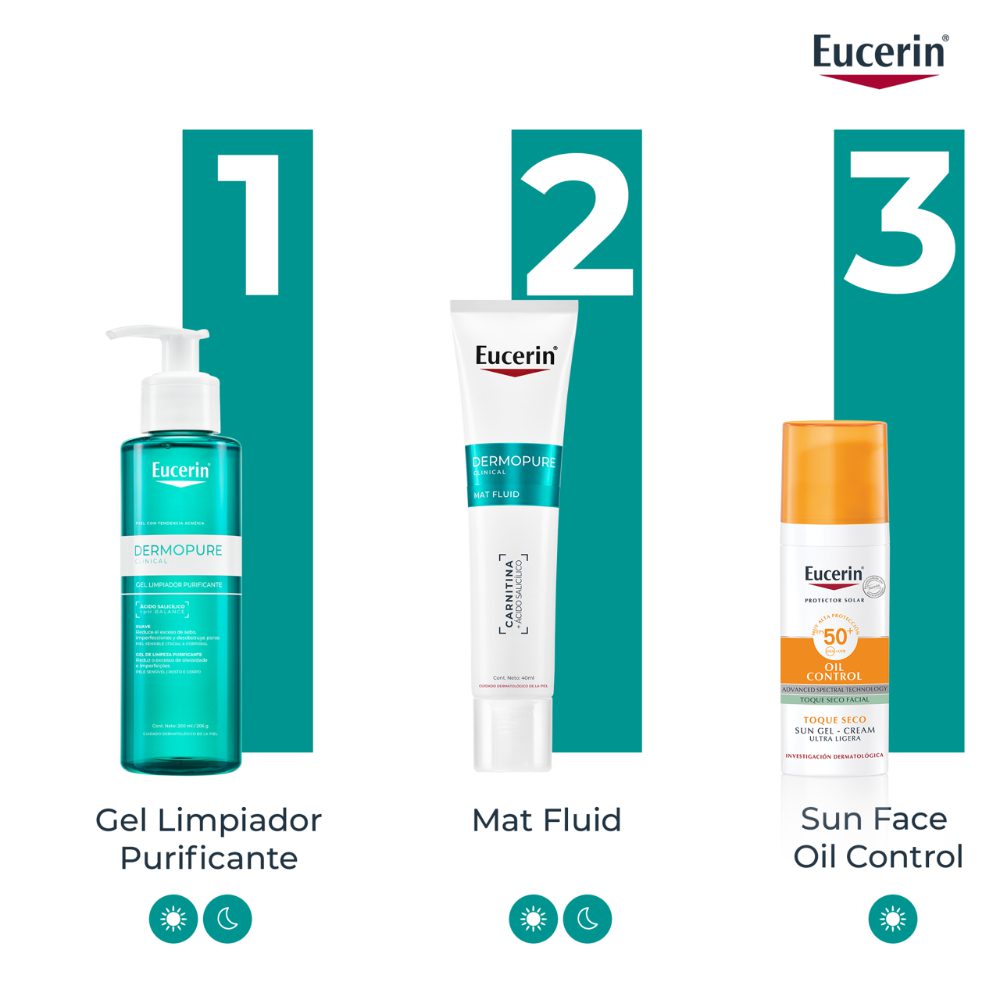 EUCERIN DERMOPURE CLINICAL FLUIDO MATIFICANTE ANTI ACNE X 40ml - Imagen 11