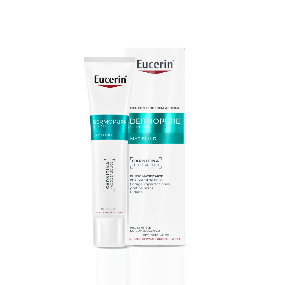 EUCERIN DERMOPURE CLINICAL FLUIDO MATIFICANTE ANTI ACNE X 40ml - Imagen 2