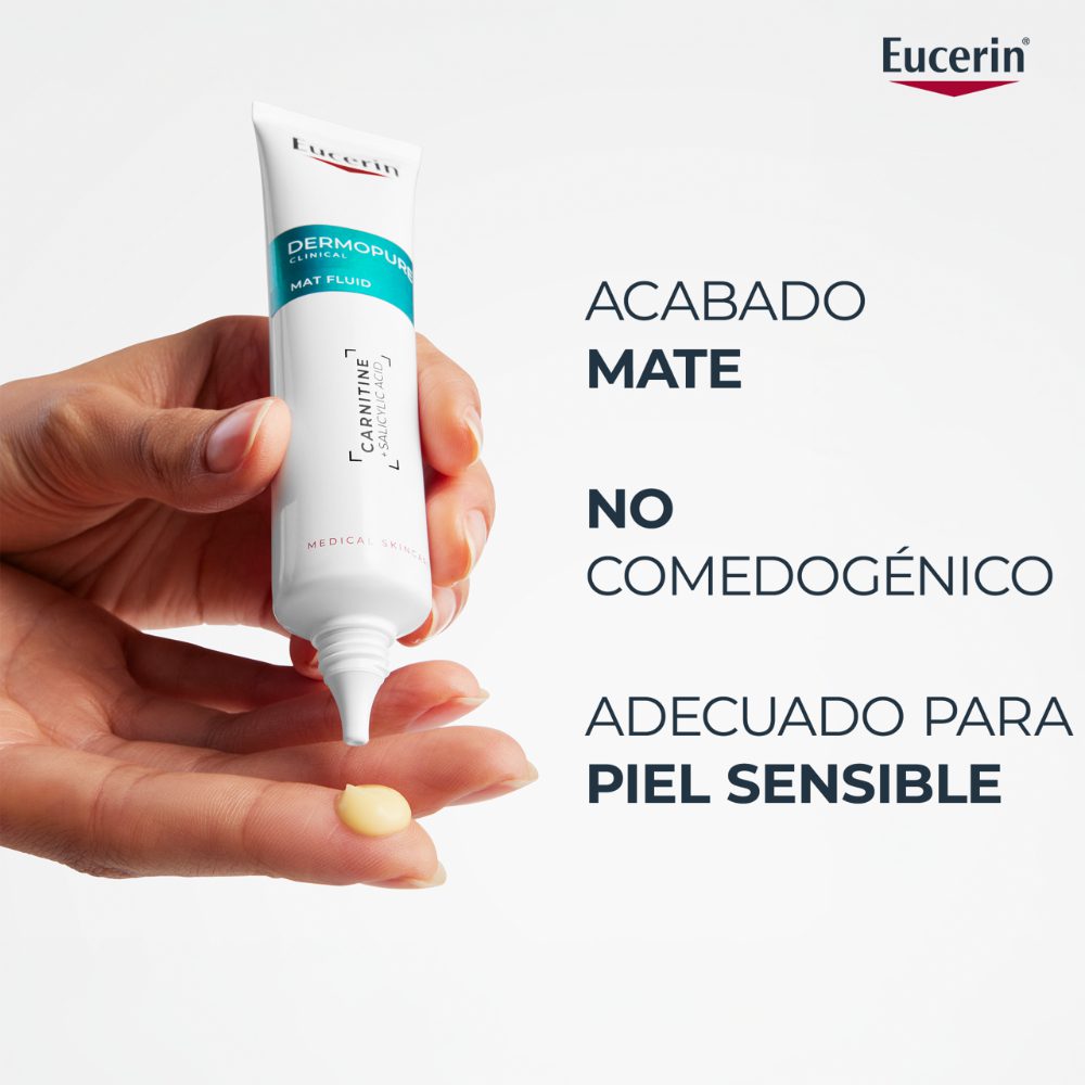 EUCERIN DERMOPURE CLINICAL FLUIDO MATIFICANTE ANTI ACNE X 40ml - Imagen 4