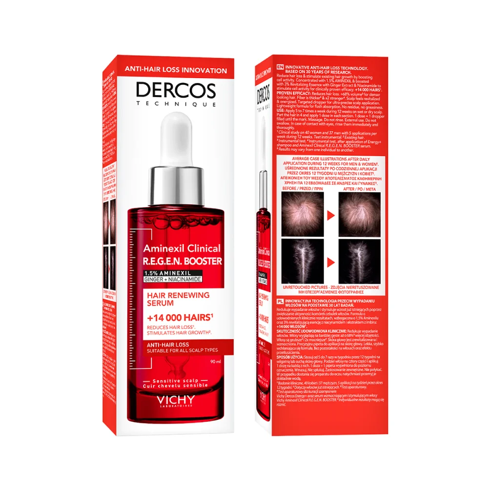 VICHY DERCOS AMINEXIL SERUM ANTICAIDA X90 - Imagen 2