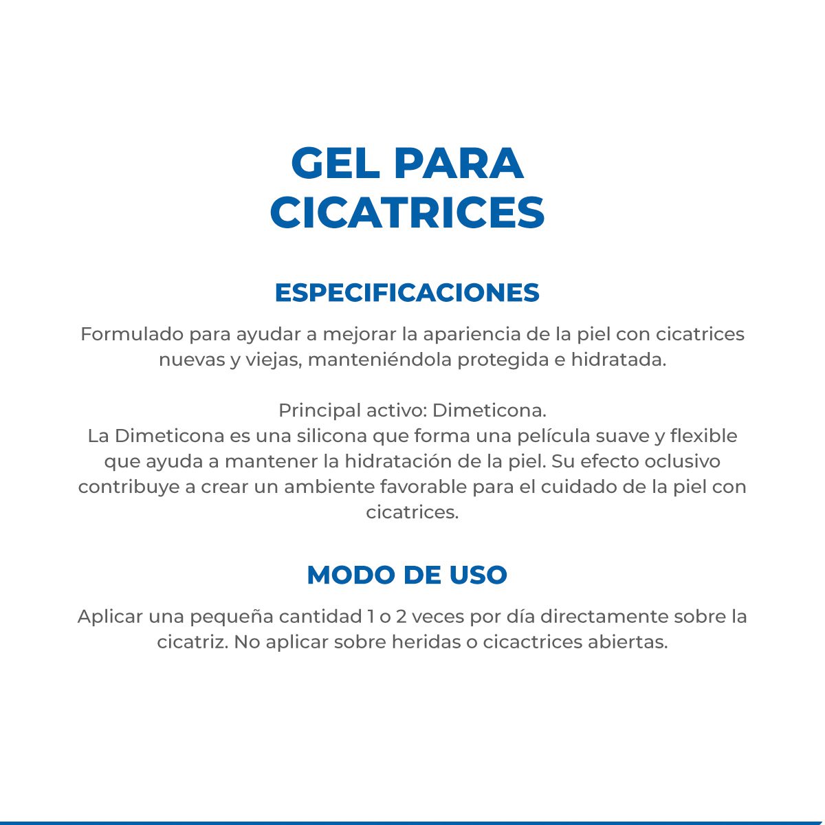 DERMAGLOS GEL PARA CICATRICES REPARADOR SILICONADO X 30 Gramos - Imagen 5