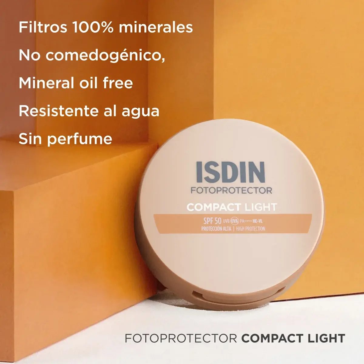 ISDIN FOTO COMPACTO CLARO FPS 50 X 10 G - Imagen 3