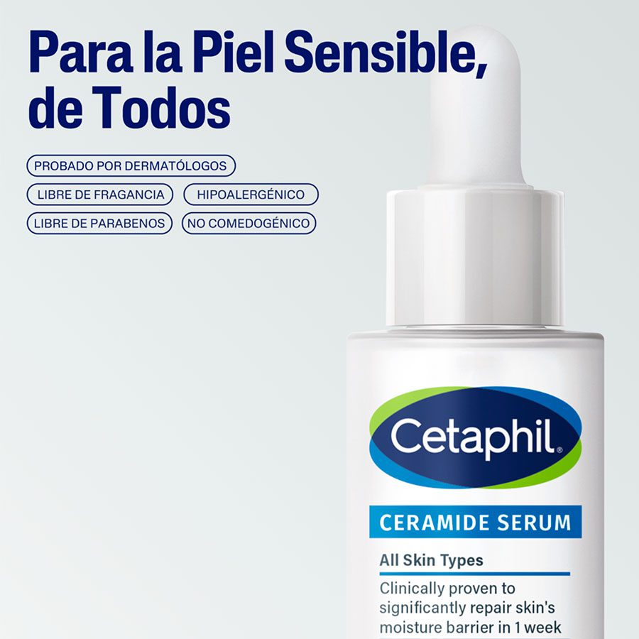 CETAPHIL SERUM FACIAL CERAMIDE HIDRATANTE X 30ml - Imagen 4