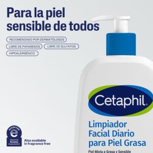 CETAPHIL LOCIÓN LIMPIADORA PARA PIEL GRASA x 473 - Imagen 3