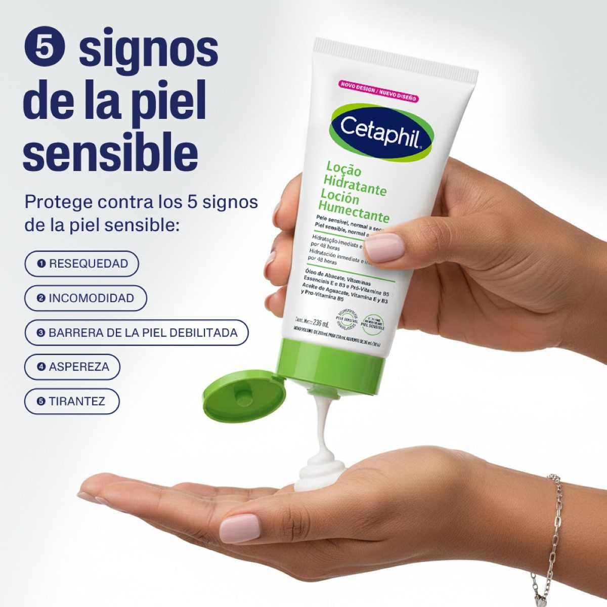 CETAPHIL LOCION HUMECTANTE PIEL SENSIBLE X 236ml - Imagen 6