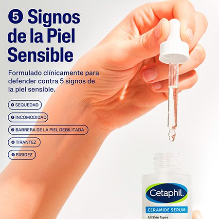 CETAPHIL SERUM FACIAL CERAMIDE HIDRATANTE X 30ml - Imagen 9